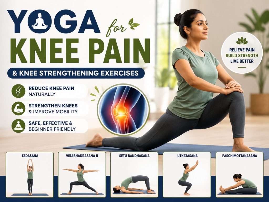 Yoga for Knee Pain & Knee Strengthening Exercises in Ayurveda