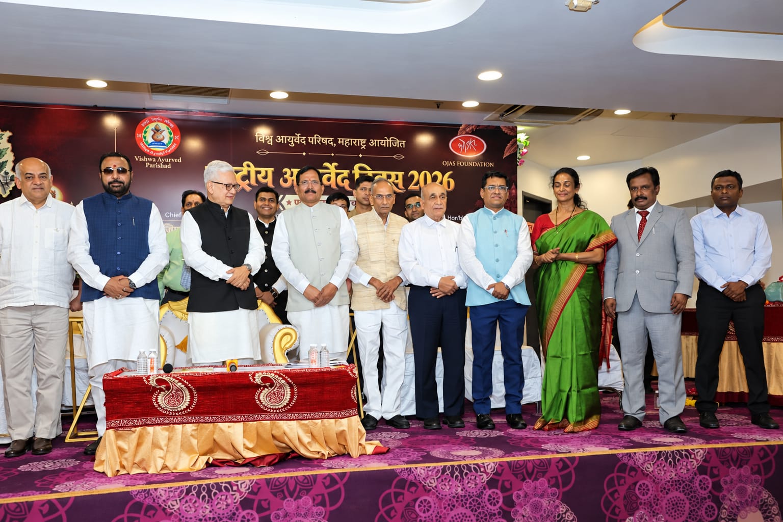 Dr. Shailesh Phalle of Ayusanjivani Ayurveda at National Ayurveda Day 2026 organised by Vishwa Ayurved Parishad Maharashtra at Dadar, Mumbai